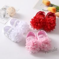 【hot sale】 ❂☃☈ C19 2PCS Set Baby Girl Bowknot Princess Shoes Toddler Soft Sole Walking Shoes Headband Set