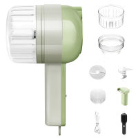 4 in 1 Handheld Electric Vegetable Cutter Set Multifunctional Durable Chili Vegetable Crusher Ginger Masher Machine