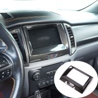 ABS Car Styling Navigation Frame Decoration Cover Trim Sticker Fit For Ford Ranger T7 T8 2015-2022 Auto Interior Accessories