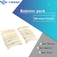 2000pcs 10 ohm-910K ohm 1206 SMD Resistor Kit Assorted set 5% 80values*25pcs SMD Resistors 10K 470/100/680 ohm resistance pack WATTY Electronics