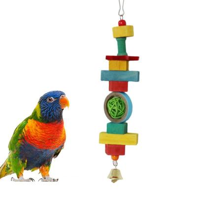 นกของเล่นสำหรับนกแก้วที่มีสีสันนกแก้วของเล่น C Ockatoo ของเล่น C Ockatiel ของเล่นกรงนกอุปกรณ์นกขนาดเล็กของเล่นสำหรับนกแก้ว