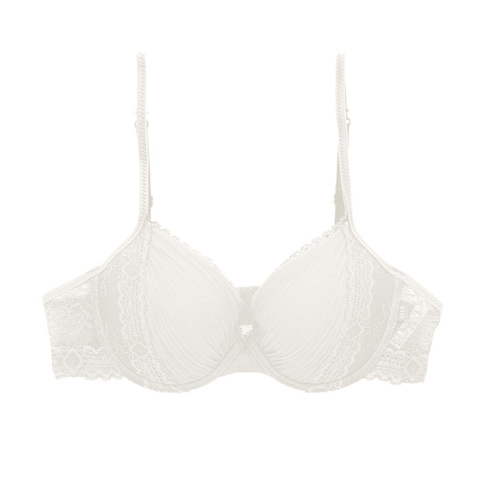 elle-lingerie-molded-bra-pleat-ยกทรงรูปแบบเสริมฟองน้ำ-lb6541