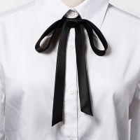 【cw】 Thin Bowtie Color Shirt Accessory Ornament School Student Knot