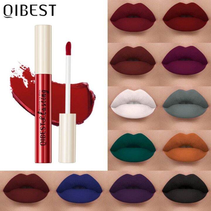 Towoo QiBest 24Colors lip glaze High pigment waterproof lipstick