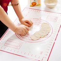 Silicone Pastry Baking Mat / Extra Thick non-stick Baking Mat / Measurement Fondant Mat / PizzaDoughPie CrustRolling Pad / Cake Cooking Tools / Kitchen Gadgets Accessories