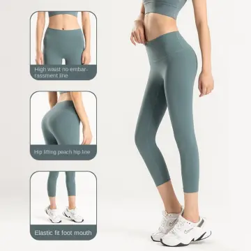 Skin-Friendly Nude Lulu Peach Buttocks Yoga Pants High Waist Buttocks  Fitness Pants Women - China Gym Pants with Seven Minutes and Fitness Pants  price