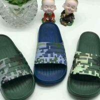จัดส่งสินค้าฟรีอำพรางรองเท้าแตะดิจิตอลวูอากาศพื้นดิน J การฝึกทหารล้างรองเท้าแตะดิจิตอล