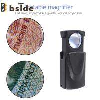 [Bside Tool Store] Professional 30X Pull Magnifier Magnifying Glass Loupe with LED Light Electronic Jewelry Repair Tools