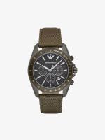 Emporio Armani นาฬิกาข้อมือผู้ชาย Sigma Black Dial Green รุ่น AR6130