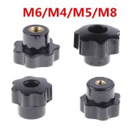 Plastic Carbon Steel Galvanization Male Thread Star Shaped Head Clamping Nuts Knob for Industry Equipment M6/M4/M5/M8