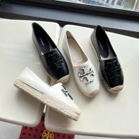 2023 new TORY BURCH TB 2 Colors Thick-soled Espadrille Ladys Shoes