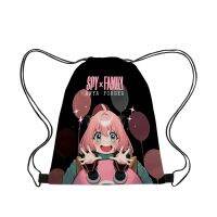 Anime Spy X Family Drawstring Backpack Cosplay Anya Forger Loid Yor Cartoon Cute Kawaii Boys Girls Sports Backpack Travel Bag 【AUG】