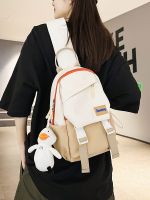 【hot seller】 women 2023 new all-match large-capacity chest bag shoulder casual sports backpack Messenger