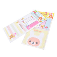 Stationery Rilakkuma Cute Cartoon Bear Sticky Notes Memo Pad School Supplies Planner Stickers Paper Bookmarks