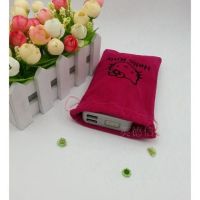 Portable Mobile Phones Sleeve KT Cat Mobile Power Storage Bag Dustproof Flannel Bag Hard Disk Storage Box Bag