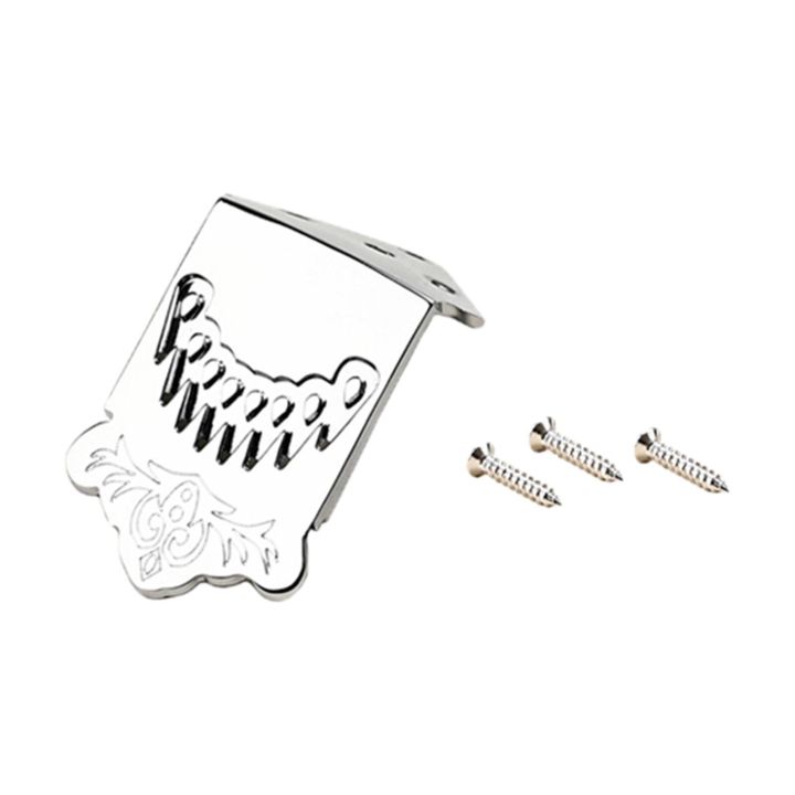 mandolin-tailpiece-with-screws-chrome-plated-guitar-tailpiece-mandolin-replacement-parts-musical-instrument-accessories