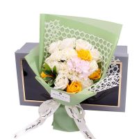 Valentines Day Gift Roses Flowers Artificial Flowers Flowers Forget-Me-Not Rose Soap Bouquet Gift Box