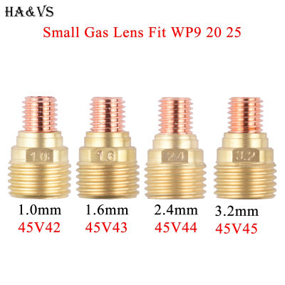 5Pcs 1.0/1.6/2.4/3.2มม.TIG Gas Lens Collet Body 45V42 45V43 45V44 45V45สำหรับ TIG WP9 20 25อุปกรณ์ใช้กับหัวเชื่อม