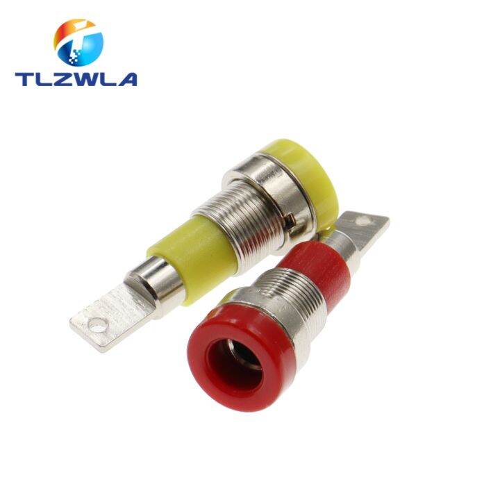 yf-5pcs-4mm-binding-post-banana-socket-panel-mount-test-probe-connector-female-jack-plug-wire-connector