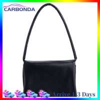 [7 Day Refund Guarantee] Retro Women Multi Layer Soft PU Shoulder Underarm Bag Tote Handbag (Black) [Arrive 1-3 Days]