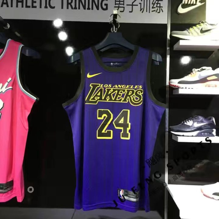 cosido-เสื้อยืด-ลายทีมบาสเก็ตบอล-los-angeles-lakers-24-kobe-bryant-2022nba