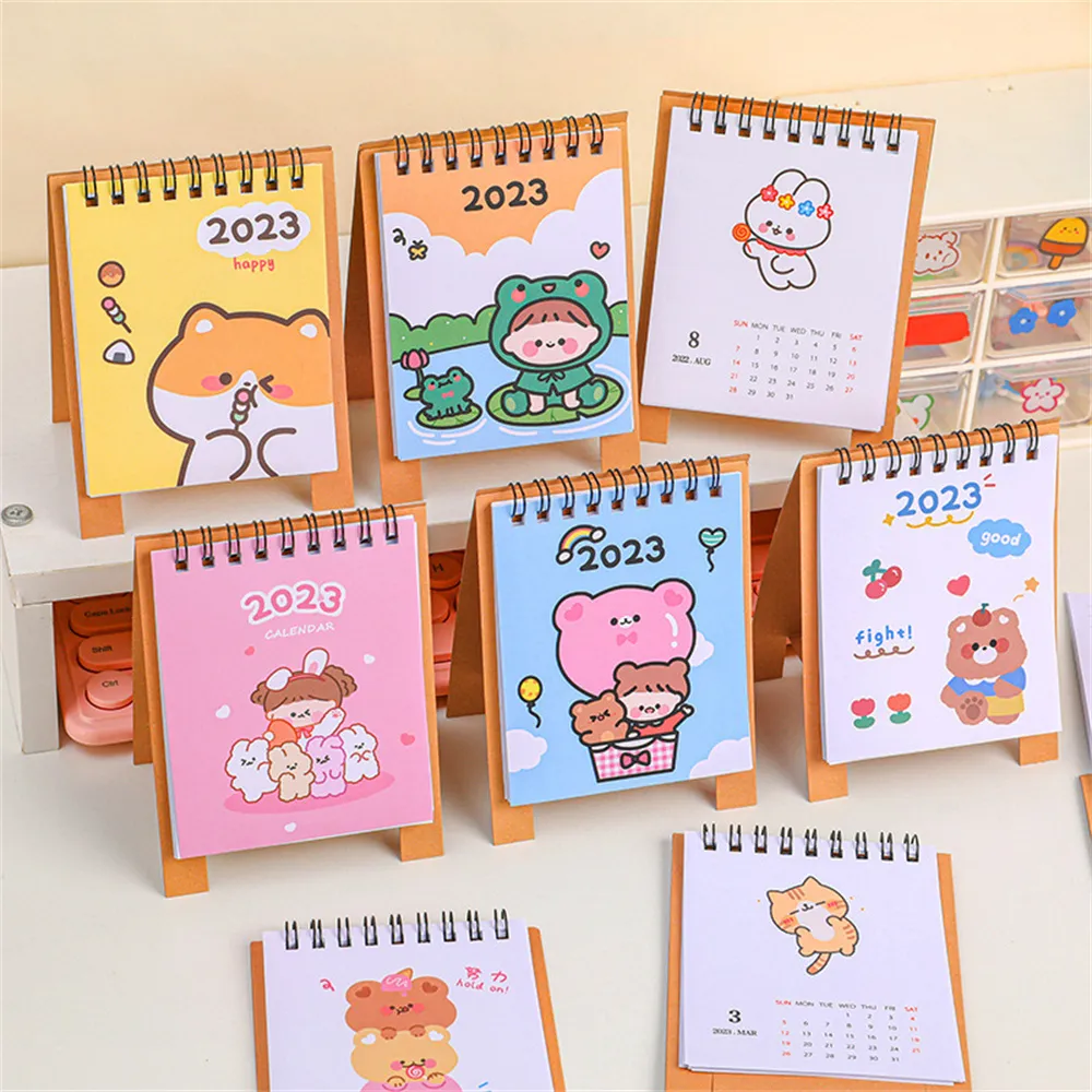 2023 365 Days Daily Scheduler Table Yearly Planner Desktop Ornaments Cute  Desk Calendar Cartoon | Lazada Ph