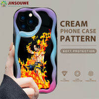 (คลังสินค้าพร้อม) เคสโทรศัพท์เคสสำหรับ iPhone 13 Pro Max เคสมือถือสำหรับการ์ตูนเด็กหญิงเด็กชาย Portgas .D. เนื้อครีมเอซขอบลอนกรอบนุ่ม