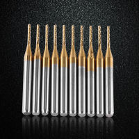 3.175mmx1mm 10pcs End Mill Cutting Tool PCB Cutter for Milling Grooves for Milling Holes