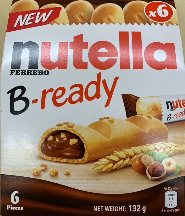 🇲🇾EXP: 30APRIL2022🇮🇹 FERRERO NUTELLA B-READY HAZELNUT SPREAD COCOA ...