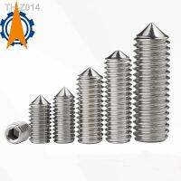 DIN914 304 Stainless Steel Hex Hexagon Socket Allen Head Tapered End Grub Bolt Cone Point Set Screw For Furniture Fixation