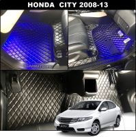 พรมปูพื้นรถยนต์ HONDA CITY (2008-13) , CITY ZX ลายDIAMOND ยางปูพื้นรถยนต์EVA เต็มคัน