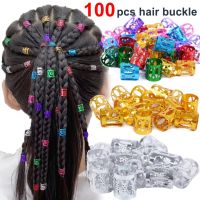 【jw】✕◄  100pcs Dreadlocks Hair Braid Buckle Rings Adjustable Cuff Dreadlock Hip Hop Hairpin Decoration Boho Accessories