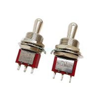 2pcs 12mm SPDT 3Pin 2/3Position ON OFF ON/ON ON Maintained Mini Toggle Switch Short Handle 3A 250VAC/5A 125VAC Electrical Circuitry  Parts