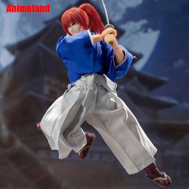 DASIN anime Rurouni Kenshin HIMURA KENSHIN pvc action figure GT model toy 