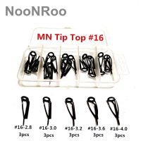 【CW】❁  size 16  Guide Top Fishing Rod Repair Guides Accessory 15Pcs /Box NooNRoo