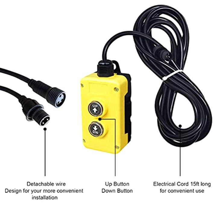 3-wire-dump-trailer-remote-control-switch-for-12v-dc-single-acting-hydraulic-pump-dump-trailer-for-lift-unloading