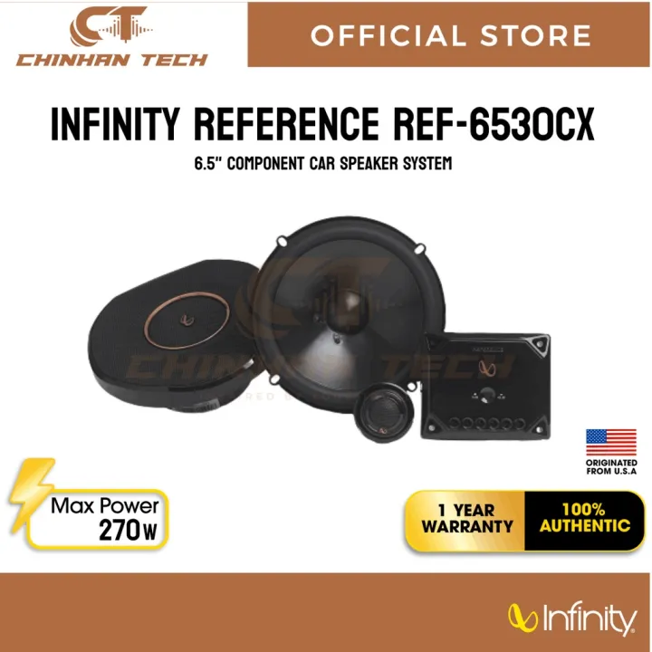 Infinity Reference Ref6530CX 6.5" Component Car Speaker System Lazada