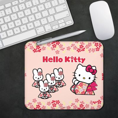 Cute Hello Kitty Design Pattern Game mousepad Small Pads Rubber Mouse Mat MousePad Desk Gaming Mousepad Cup Mat