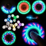 Night toy Random color Multi-styling colorful Luminous Fidget Spinner