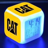 （HOT NEW） GlowingCatAlarm สำหรับตกแต่งห้องนอนเด็กนาฬิกาปลุกเรืองแสงสำหรับ DecorClock โต๊ะ