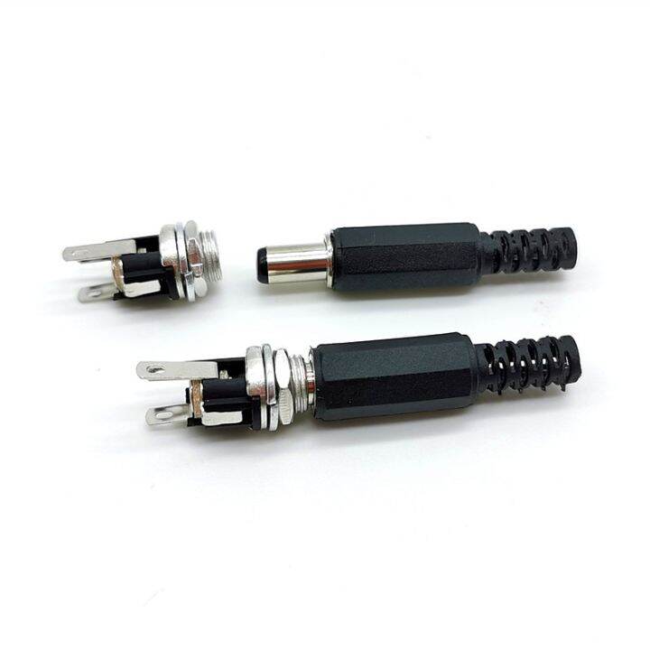 5-5mmx2-1mm-5-5x2-1mm-dc-power-supply-plug-connector-dc025m-female-metal-panel-mount-socket-jack-dc-connectors-terminal-adapter-wires-leads-adapters