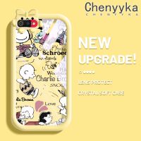 เคส Chenyyka สำหรับ Realme C2 C2S เคส A1K OPPO เคสการ์ตูนสนูปี้สีสันสดใสน่ารักสัตว์ประหลาดน้อยเลนส์กล้องถ่ายรูปเคสโทรศัพท์ป้องกันความคิดสร้างสรรค์โปร่งใสนุ่มปลอกซิลิโคนกันกระแทกแบบใส