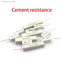 ❧ 10pcs 5W Cement Resistance 0.1 10k Ohm 5 0.22 0.33 0.5 1 10 100 1K 10K Ohm 0.1R 0.22R 0.33R 0.5R 1R 10R 100R Resisitor