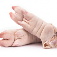 CHỈ GIAO HÀ NỘI móng giò lợn Nhập Khẩu 90k kg 3 cái móng giò 1.2kg thumbnail