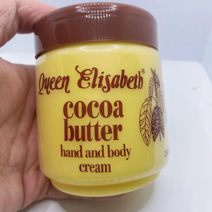 Queen Elizabeth Cocoa Butter Cream hand body 250ml New 2021 Lazada PH