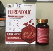 feironfolic Vien uong bo sung sat cho cơ thể hỗ trợ tăng khả năng tạo máu