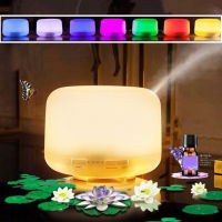 500ML อัลตราโซนิก Essential Oil Diffuser USB ความชื้น Aromatherapy Purification Night Light 4 in 1 Aroma Diffuser