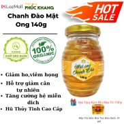 Chanh Đào Ngâm Mật ong Phúc Khang 140G - Hũ thủy tinh cao cấp -