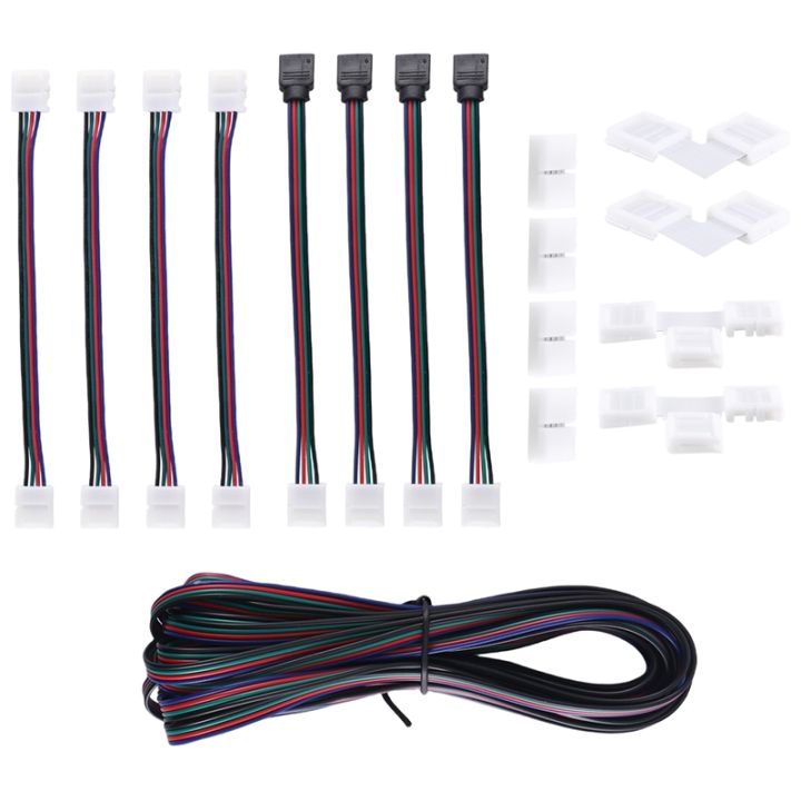 16-4ft-5m-4-pin-rgb-led-strip-extension-cable-led-strips-connectors-kits-for-5050-flexible-rgb-led-strip-light