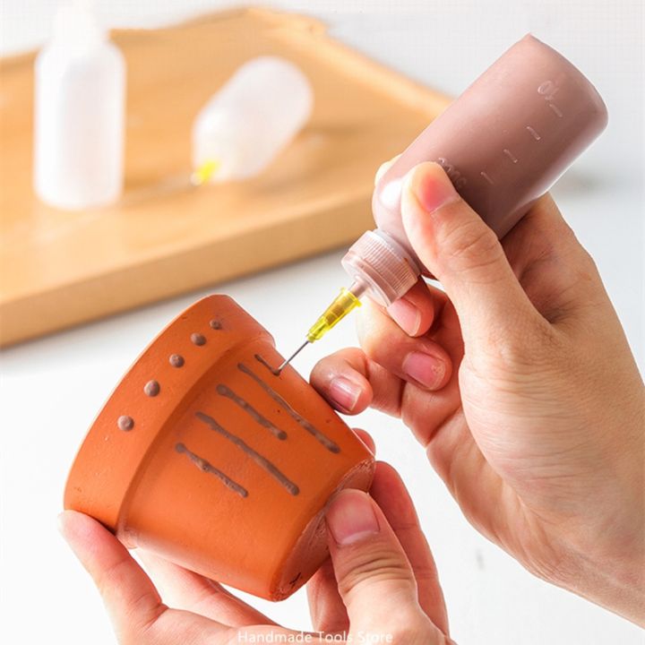 Pottery Tools Diy Ceramic Clay  Ceramic Squeeze Mud Bottle